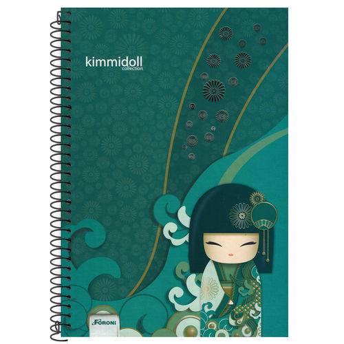 Caderno Universitário 10x1 200 Fls C.D Foroni - Kimmidoll 1