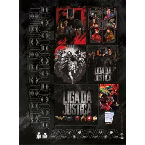 Caderno Universitário 10x1 200 Fls C.D. Jandaia - Liga da Justiça Filme 03