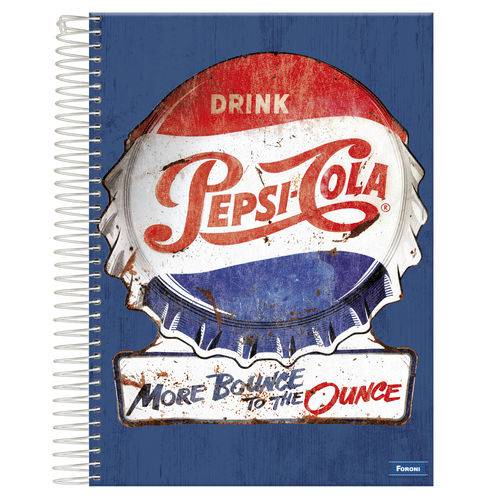 Caderno Universitário 1x1 96 Fls C.d. Foroni - Pepsi 3
