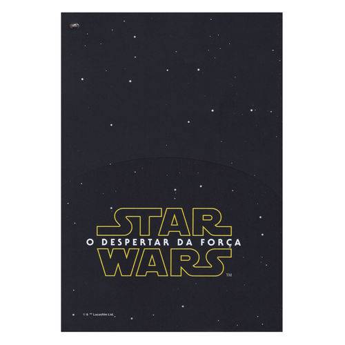 Caderno Universitário 1x1 96 Fls C.D. Jandaia - Star Wars 10