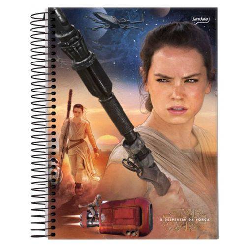 Caderno Universitário 1x1 96 Fls C.D. Jandaia - Star Wars 6