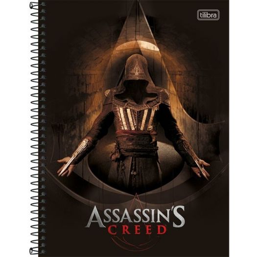 Caderno Universitário 1x1 96 Folhas Capa Dura 153842 Assassins Creed Movie Tilibra S/L