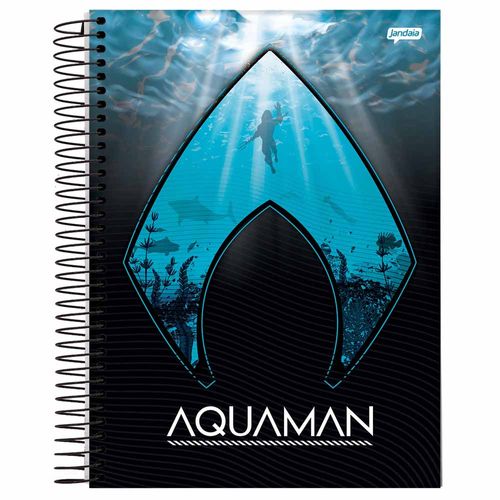 Caderno Universitário Aquaman 1 Matéria Jandaia 1027720