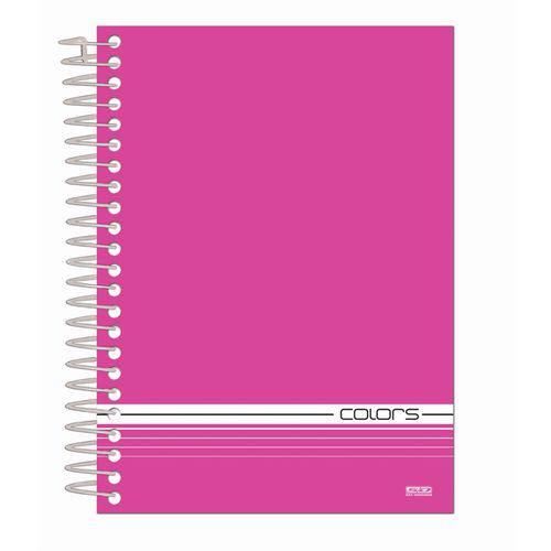 Caderno Universitario Capa Dura 10X01 200FLS Colors Pink S.D