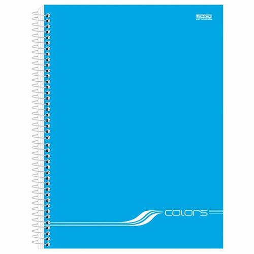 Caderno Universitário Colors Azul 1 Matéria São Domingos 1020736