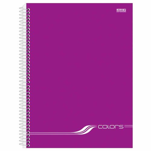 Caderno Universitário Colors Roxo 1 Matéria São Domingos 1020738