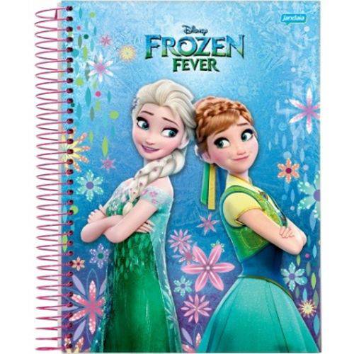 Caderno Universitário Frozen Fever 10 Matérias Jandaia