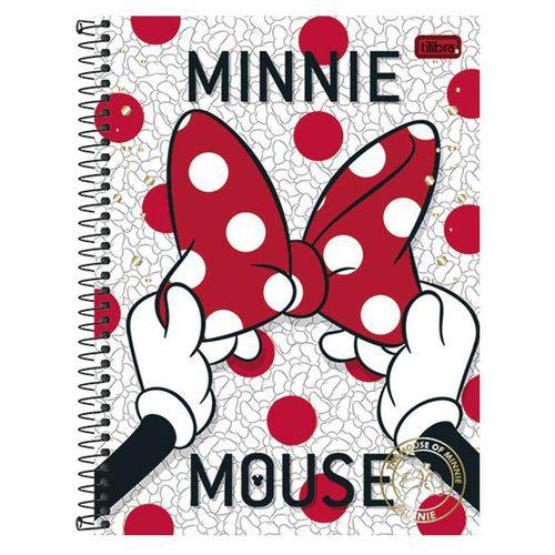 Caderno Universitário Minnie Mouse I 10 Matérias Tilibra