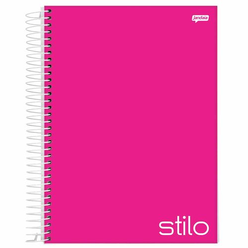 Caderno Universitário Stilo Pink 10 Matérias Jandaia 1027726