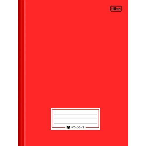 Caderno Universitário Tilibra Academie Cd Brochura 096 Fls Vermelho 12298