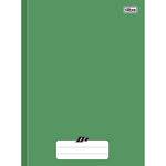 Caderno Verde D ¼ Brochura Capa Dura Costurado 48 Folhas