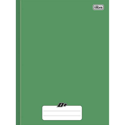 Caderno Verde D ¼ Brochura Capa Dura Costurado 48 Folhas