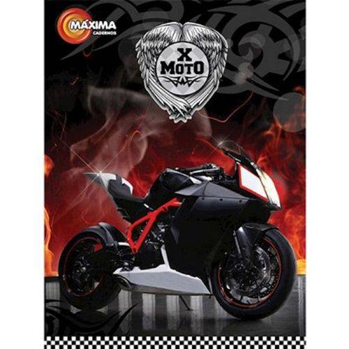 Caderno X-Moto Brochura 96 Folhas - Máxima Cadernos