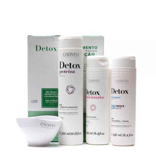 Cadiveu Detox Home Care Kit (3 Produtos + Cumbuca)