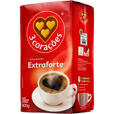 Café a Vácuo Extraforte 3 Corações 500g