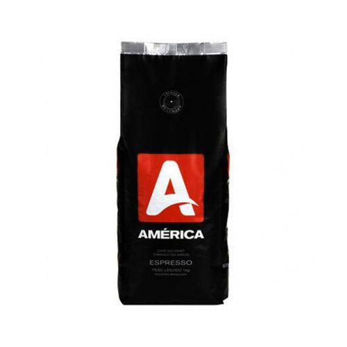 Café América Gourmet em Grãos 100% Arábica 1 Kilo