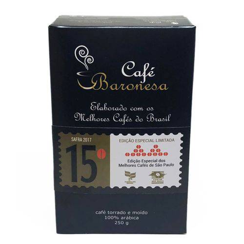 Café Baronesa Torr. e Moído-1º Lugar 15° Ed. Melhores Cafés SP 250g
