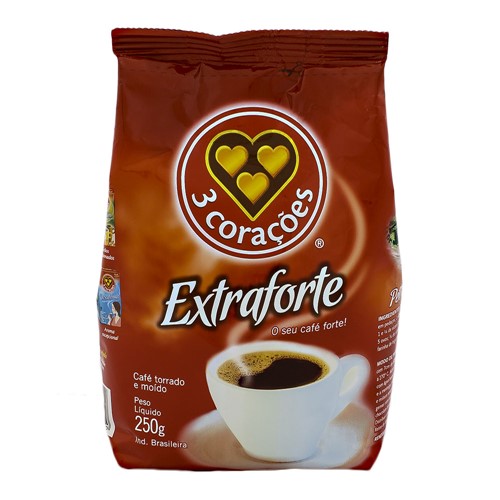 Café 3 Corações Extra Forte com 250g