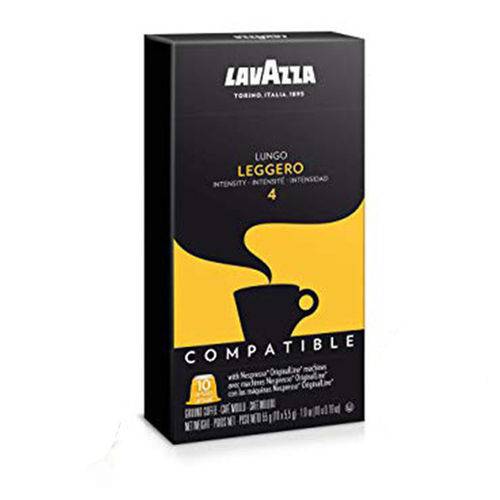 Café Espresso Lavazza Leggero - Caixa 10 Cápsulas