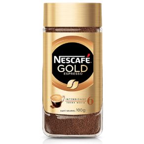 Café Gold Espresso Vidro Nescafé 100g