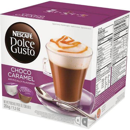 Café Nescafé Dolce Gusto Choco Caramel 204,8g, Nestlé
