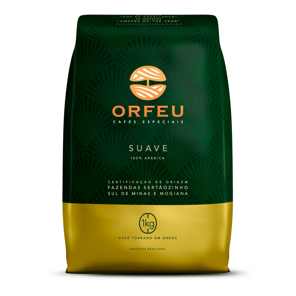 Café Orfeu - Suave Torrado em Grãos | 1Kg 000501