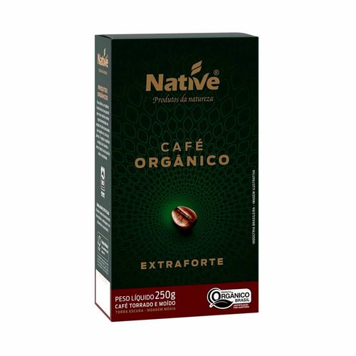 Café Orgânico Torrado e Moído Extra Forte - Native - 250g