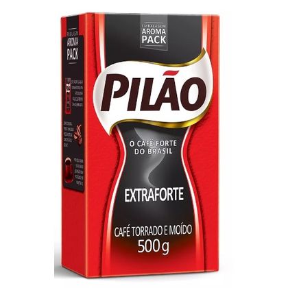 Café Pilão Torrado e Moído Extra Forte Vácuo 500g