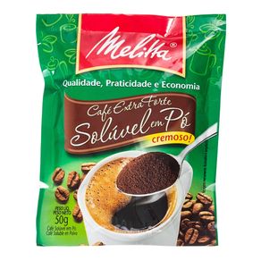 Café Solúvel Extra Forte Mellita Sache 50g