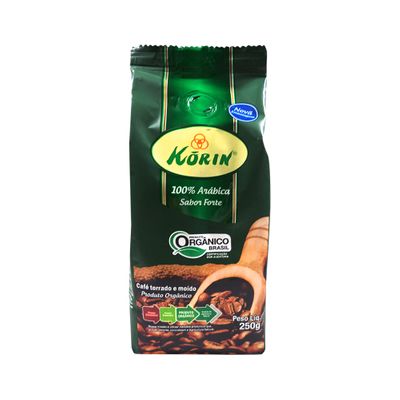 Café Torrado e Moído Orgânico 250g - Korin