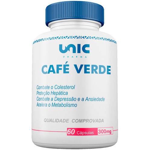 Café Verde 300mg 60 Cáps Unicpharma