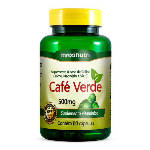 Café Verde - 60 Cápsulas - Maxinutri
