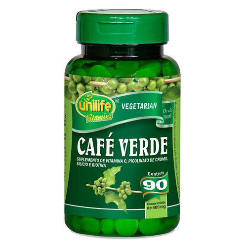 Café Verde 60 Comprimidos (vegetariano) - Unilife