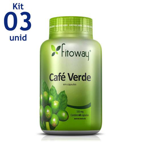 Cafe Verde Fitoway 500mg 3 Unid. 60 Caps