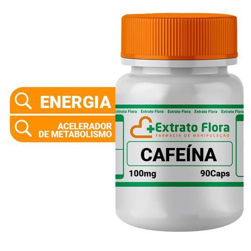 Cafeína 100mg 90 Cápsulas