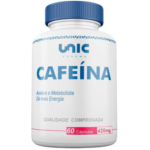 Cafeína 420mg 120 Cáps Unicpharma