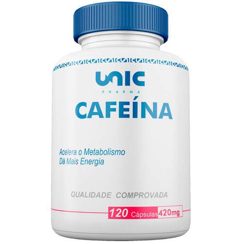 Cafeína 420mg 60 Cáps Unicpharma