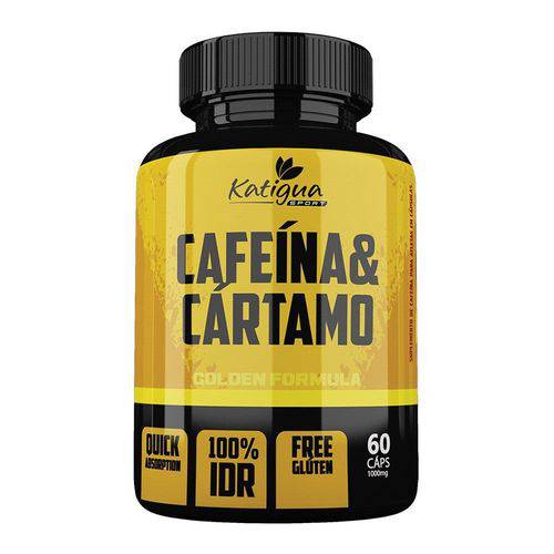 Cafeína e Cártamo - 60 Cáps. - 1000mg