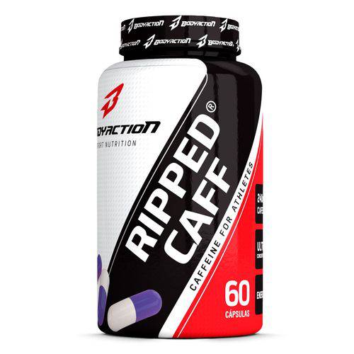 Cafeína Ripped Caff 120mg - Body Action - 60 Cápsulas