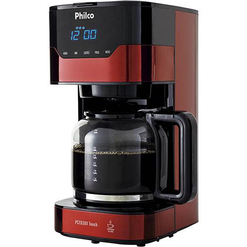 Cafeteira Elétrica Philco 1,5L PCFD38V Touch - Vermelha