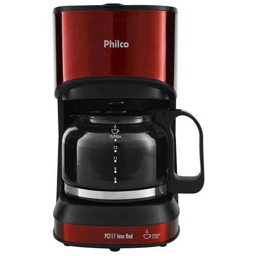 Cafeteira Philco Pcf17 Inox Red 500w - 220v
