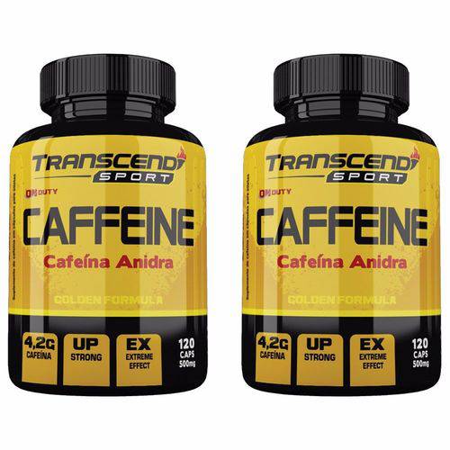 Caffeine (Cafeína Anidra) - 2 Un de 120 Cápsulas - Katigua Sport