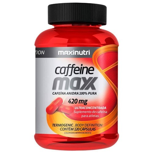 Caffeine Maxx - 120 Cápsulas - Maxinutri