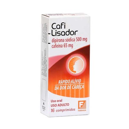 Cafi Lisador 500mg/65mg 16 Comprimidos