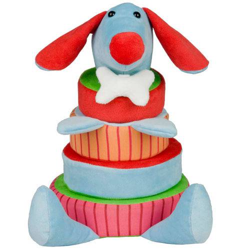 Cai não Cai Baby - Cachorro - Antialérgico - Colorido - 30 Cm - Cas Brinquedos