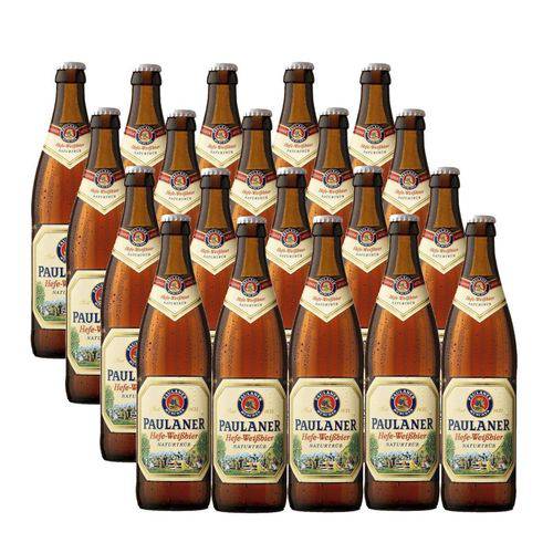Caixa 12 Unidades Cerveja Paulaner Hefe-weiss 500ml