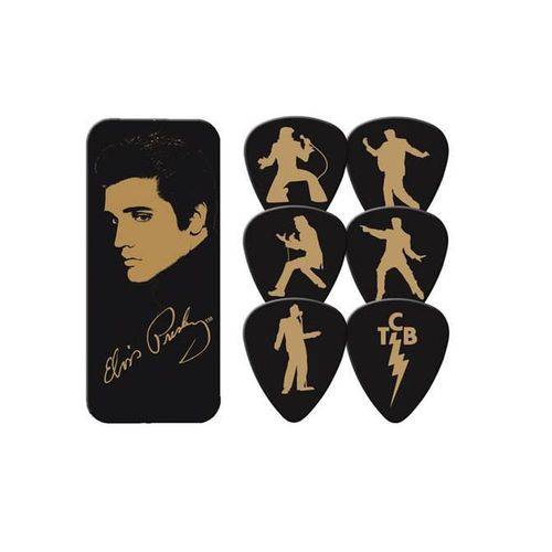 Caixa 6 Palhetas Média Elvis Presley - Dunlop
