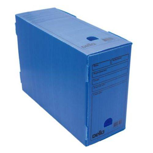 Caixa Arquivo Morto Polidello Ofício Azul