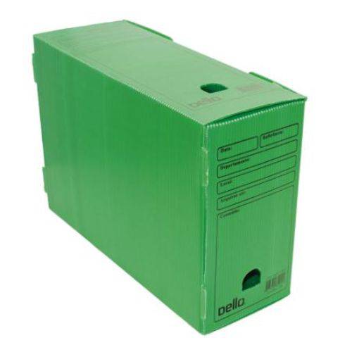 Caixa Arquivo Morto Polidello Ofício Verde