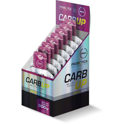Caixa Carb Up Gel 10 Sachês Gel Energético - Probiótica